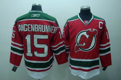 Jamie Langenbrunner 15 New Jersey Devils Red Green  Jerseys