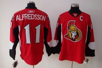 Daniel Alfredsson 11 Ottawa Senators Red Hockey Jerseys