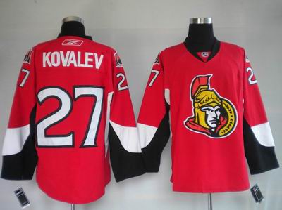Alex Kovalev 27 Ottawa Senators Red Hockey Jerseys