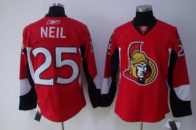 Ottawa Senators 25 Chris Neil Red Hockey Jersey