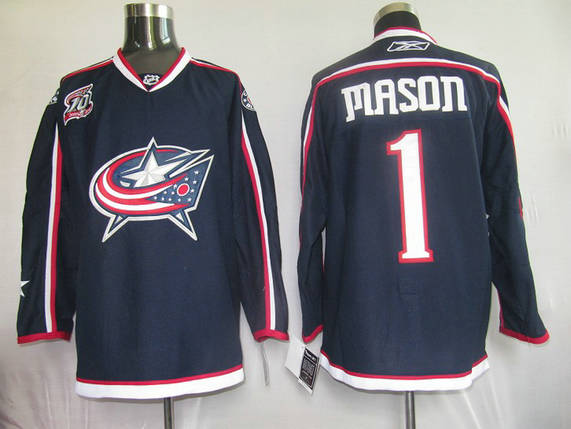 NHL　Columbus Blue Jackets Mason　1 BLUE