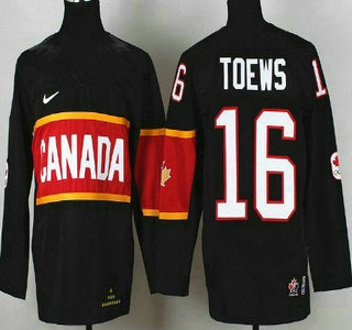 2014 Olympics Canada #16 Jonathan Toews Black Kids Jersey