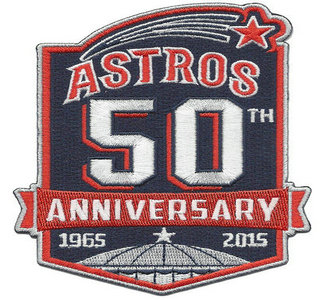 2015 Houston Astros 50th Anniversary Patch