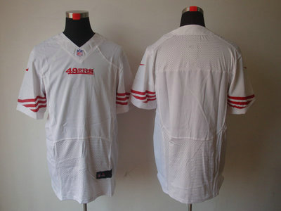 Nike San Francisco 49ers Blank White Elite Jersey