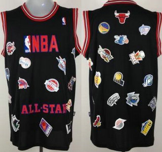 ALL NBA Team LOGO All Star 2013 New Black Jersey