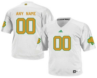 Adidas Men's Notre Dame Fighting Irish Customized Techfit College Football Jersey - White