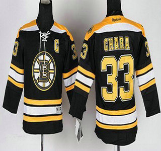 Boston Bruins #33 Zdeno Chara Black Kids Jersey