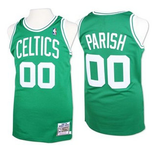 Boston Celtics #00 Robert Parish Green Hardwood Classics Soul Swingman Throwback Jersey