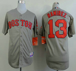 Boston Red Sox #13 Hanley Ramirez 2014 Gray Jersey