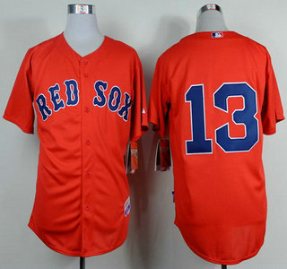 Boston Red Sox #13 Hanley Ramirez Red Jersey