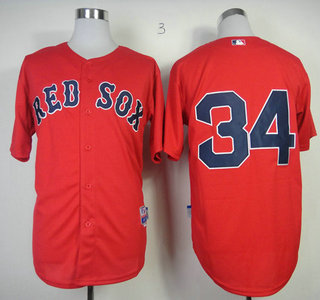 Boston Red Sox #34 David Ortiz Red Cool Base Jersey