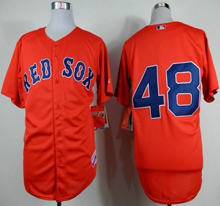 Boston Red Sox #48 Pablo Sandoval Red Jersey