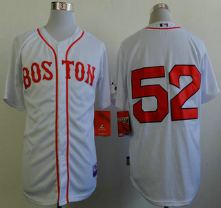 Boston Red Sox #52 Yoenis Cespedes 2014 White Jersey