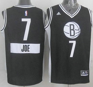 Brooklyn Nets #7 Joe Johnson Revolution 30 Swingman 2014 Christmas Day Black Jersey