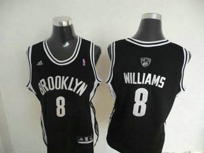Brooklyn Nets 8 Deron Williams Revolution 30 Swingman  Black Womens Jersey