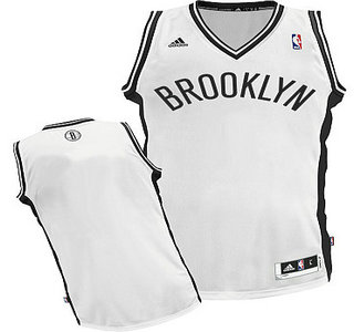 Brooklyn Nets Blank White Swingman Jersey