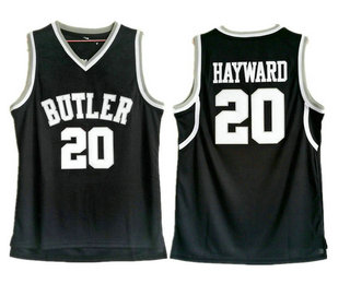Butler Bulldogs #20 Gordon Hayward Jerseys Throwback College Basketball Jersey