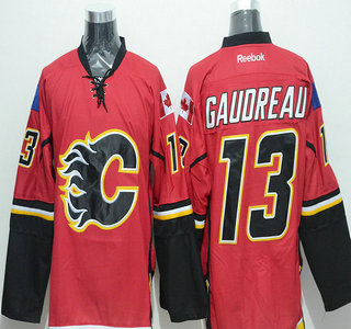 Calgary Flames #13 Johnny Gaudreau Red Jersey