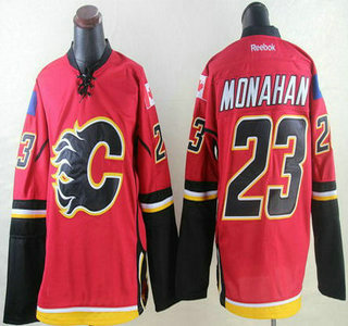 Calgary Flames #23 Sean Monahan Red Jersey