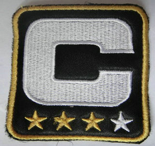 Carolina Panthers Captain Black C Patch