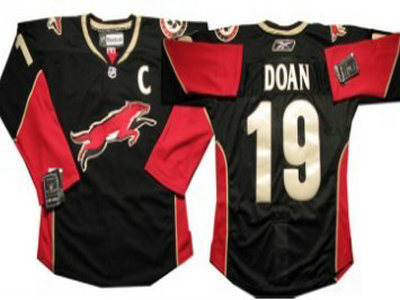 Cheap Phoenix Coyotes 19 Shane Doan Black Third Jersey