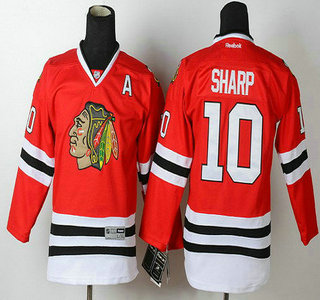 Chicago Blackhawks #10 Patrick Sharp Red Kids Jersey