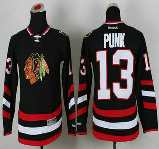 Chicago Blackhawks #13 CM Punk 2014 Stadium Series Black Kids Jersey