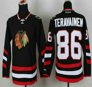 Chicago Blackhawks #86 Teuvo Teravainen Punk 2014 Stadium Series Black Kids Jersey
