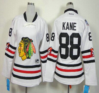 Chicago Blackhawks #88 Patrick Kane 2015 Winter Classic White Womens Jersey