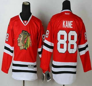 Chicago Blackhawks #88 Patrick Kane Red Kids Jersey