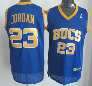 Chicago Bulls 23 Michael Jordan Blue Jersey