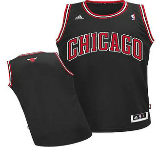Chicago Bulls Blank Black Swingman Jersey