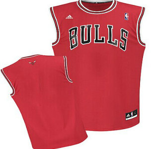 Chicago Bulls Blank Red Swingman Jersey