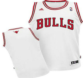 Chicago Bulls Blank White Swingman Jersey