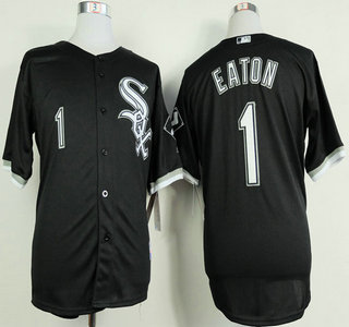 Chicago White Sox #1 Adam Eaton Black Jersey