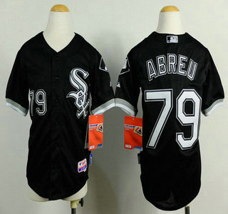 Chicago White Sox #79 Jose Abreu Black Kids Jersey