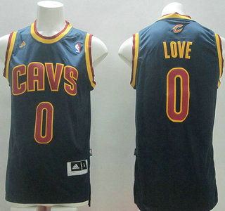 Cleveland Cavaliers #0 Kevin Love Navy Blue Revolution 30 Swingman Jersey