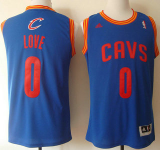 Cleveland Cavaliers #0 Kevin Love Revolution 30 Swingman Light Blue Jersey