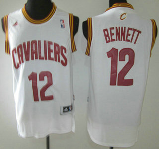 Cleveland Cavaliers #12 Anthony Bennett White Revolution 30 NBA Jersey