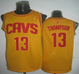 Cleveland Cavaliers #13 Tristan Thompson Yellow Revolution 30 Authentic Jersey