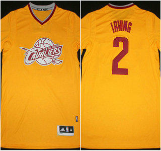 Cleveland Cavaliers #2 Kyrie Irving Revolution 30 Swingman 2013 Christmas Day Yellow Jersey