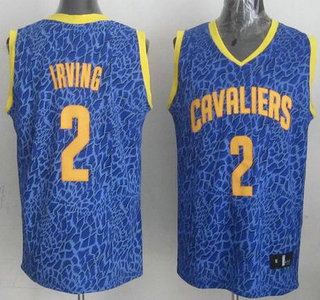 Cleveland Cavaliers #2 Kyrie Irving Revolution 30 Swingman Blue Fashion Jersey
