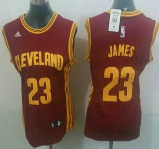 Cleveland Cavaliers #23 LeBron James 2014 New Red Womens Jersey