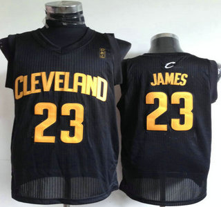 Cleveland Cavaliers #23 LeBron James Black Revolution 30 Authentic Jersey