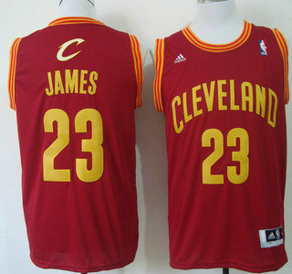 Cleveland Cavaliers #23 LeBron James Red Revolution 30 Swingman Jersey