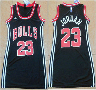 Women's Chicago Bulls LeBron James Revolution 30 Swingman Black Womens Jersey