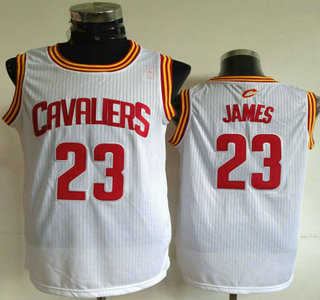 Cleveland Cavaliers #23 LeBron James White Revolution 30 Authentic Jersey