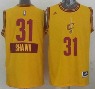 Cleveland Cavaliers #31 Shawn Marion Revolution 30 Swingman 2014 Christmas Day Yellow Jersey
