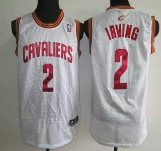 Cleveland Cavaliers 2 Kyrie Irving White Swingman Jersey