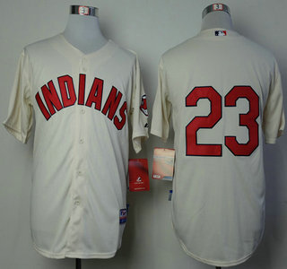 Cleveland Indians #23 Michael Brantley 2013 Cream Jersey